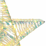 Stella 3D con 50 LED Bianco caldo 55 x 52.5 x 9 cm PET