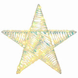 Stella 3D con 50 LED Bianco caldo 55 x 52.5 x 9 cm PET