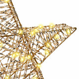 Stella 3D con 50 LED Bianco caldo 55 x 52.5 x 9 cm PET