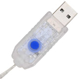 Ghirlanda con 60 LED Bianco caldo 75 cm Acrilico