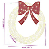 Ghirlanda con 60 LED Bianco caldo 75 cm Acrilico