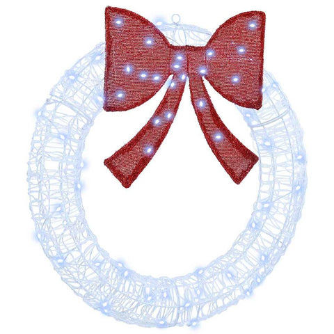 Ghirlanda con 60 LED Bianco freddo 75 cm Acrilico