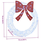 Ghirlanda con 60 LED Bianco freddo 75 cm Acrilico