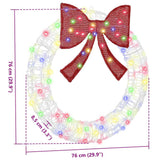 Ghirlanda con 60 LED Multicolore 75 cm Acrilico