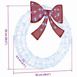 Ghirlanda con 80 LED Bianco freddo 90 cm Acrilico