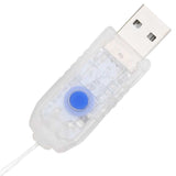 Ghirlanda con 150 LED Blu 120 cm Acrilico