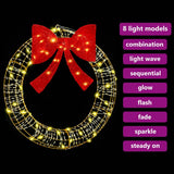 Ghirlanda con 60 LED Bianco caldo 75 cm PET