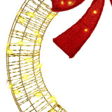 Ghirlanda con 80 LED Bianco caldo 91 x 91 x 9 cm PET