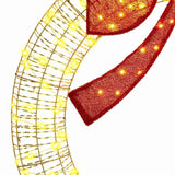 Ghirlanda con 150 LED Bianco caldo 120 cm PET