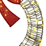 Ghirlanda con 80 LED Bianco caldo 90 cm Rattan