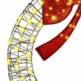 Ghirlanda con 150 LED Bianco caldo 120 cm Rattan