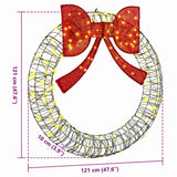 Ghirlanda con 150 LED Bianco caldo 120 cm Rattan