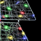 Albero di Natale con 160 LED Multicolore 150 cm Acrilico