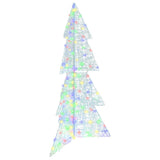 Albero di Natale con 160 LED Multicolore 150 cm Acrilico