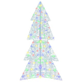 Albero di Natale con 160 LED Multicolore 150 cm Acrilico