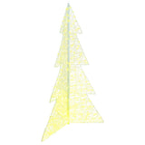 Albero di Natale con 240 LED Bianco caldo 180 cm Acrilico