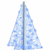 Albero di Natale con 240 LED Blu 180 cm Acrilico