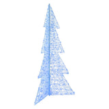 Albero di Natale con 240 LED Blu 180 cm Acrilico