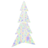 Albero di Natale con 240 LED Multicolore 180 cm Acrilico