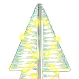 Albero di Natale con 100 LED Bianco caldo 120 cm PET