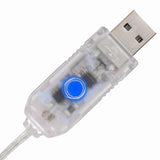 Albero di Natale con 100 LED Bianco caldo 120 cm PET