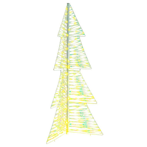 Albero di Natale con 160 LED Bianco caldo 150 cm PET
