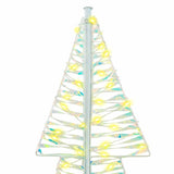 Albero di Natale con 240 LED Bianco caldo 180 cm PET