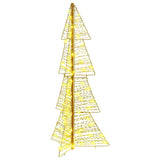 Albero di Natale con 100 LED Bianco caldo 120 cm PET