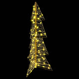 Albero di Natale con 100 LED Bianco caldo 120 cm PET