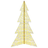 Albero di Natale con 240 LED Bianco caldo 180 cm PET