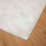 Tappeto Pecora Tafalla Bianco 200 x 200 cm Poliestere