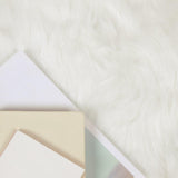 Tappeto Pecora Tafalla Bianco 200 x 200 cm Poliestere