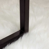 Tappeto Pecora Tafalla Bianco  100 cm Poliestere