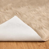 Tappeto Pecora Tafalla Beige 160 x 160 cm Poliestere