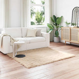 Tappeto Pecora Tafalla Beige 160 x 160 cm Poliestere