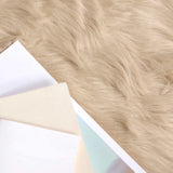 Tappeto Pecora Tafalla Beige 160 x 160 cm Poliestere