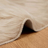 Tappeto Pecora Tafalla Beige  80 cm Poliestere