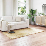 Tappeto in finta TAFALLA Crema 80 x 200 cm Poliestere