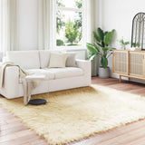 Tappeto Pecora Tafalla Crema 240 x 240 cm Poliestere