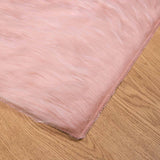 Tappeto Pecora Tafalla Rosa 200 x 200 cm Poliestere