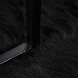 Tappeto Pecora Tafalla Nero 240 x 240 cm Poliestere