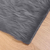 Tappeto Pecora Tafalla Antracite 120 x 170 cm Poliestere