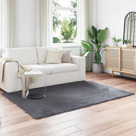 Tappeto Pecora Tafalla Antracite 120 x 170 cm Poliestere