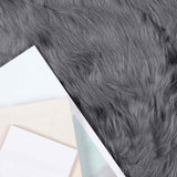 Tappeto Pecora Tafalla Antracite 120 x 170 cm Poliestere