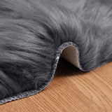 Tappeto Pecora Tafalla Antracite 50 x 80 cm Poliestere