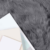 Tappeto Pecora Tafalla Antracite 50 x 80 cm Poliestere