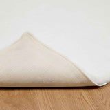 Tappeto in Pelliccia Sintetica di Coniglio Olite Bianco