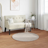 Tappeto in Pelliccia Sintetica di Coniglio Olite Beige  120 cm