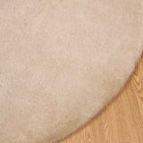 Tappeto in Pelliccia Sintetica di Coniglio Olite Talpa  160 cm