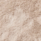 Tappeto in Pelliccia Sintetica di Coniglio Olite Talpa  160 cm